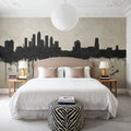 Tampa Florida Skyline Concrete Mural Wallpaper - room preview 06
