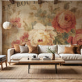 Parisian Flowers III Mural Wallpaper - room preview 06
