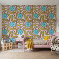 My Flower Pink Mural Wallpaper - room preview 06
