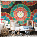 Otomi Dogs VI Dark Mural Wallpaper - room preview 06