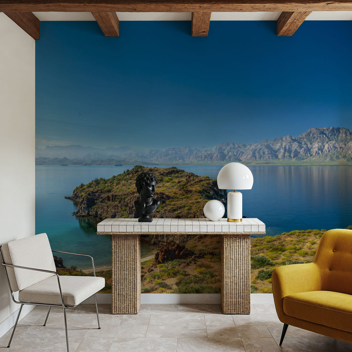 Loreto Bay Mural Wallpaper - room preview 06