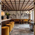 Skyline Sketches New York Mural Wallpaper - room preview 06