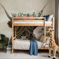 Longhorn with Rose Crown Texture Mural Wallpaper - room preview 06