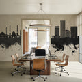 Kabul Afghanistan Skyline Concrete Mural Wallpaper - room preview 06