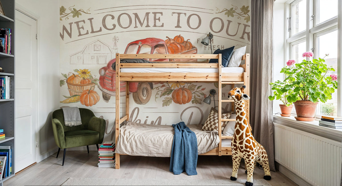 Heartland Harvest IV Mural Wallpaper - room preview 06
