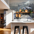 Swiss Winter Mural Wallpaper - room preview 06