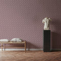 Knitted Brown Mural Wallpaper - room preview 06