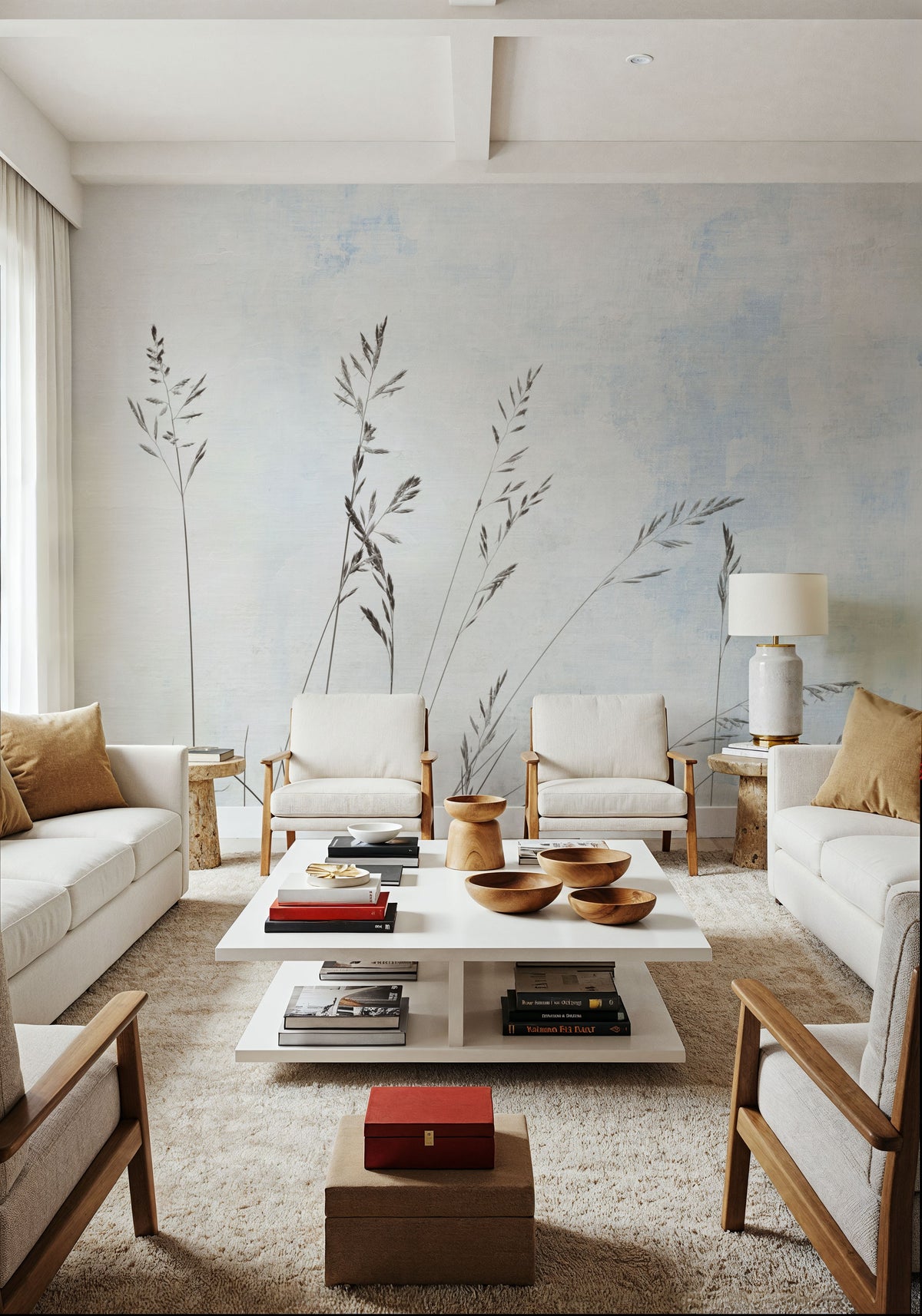 Daisy Meadow Mural Wallpaper - room preview 06