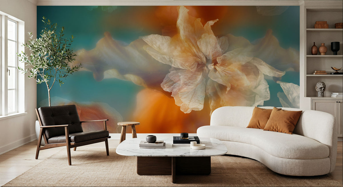 Serendipity Flower Mural Wallpaper - room preview 06