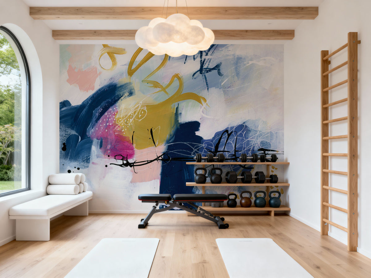 Graffiti Abstract IV Mural Wallpaper - room preview 06