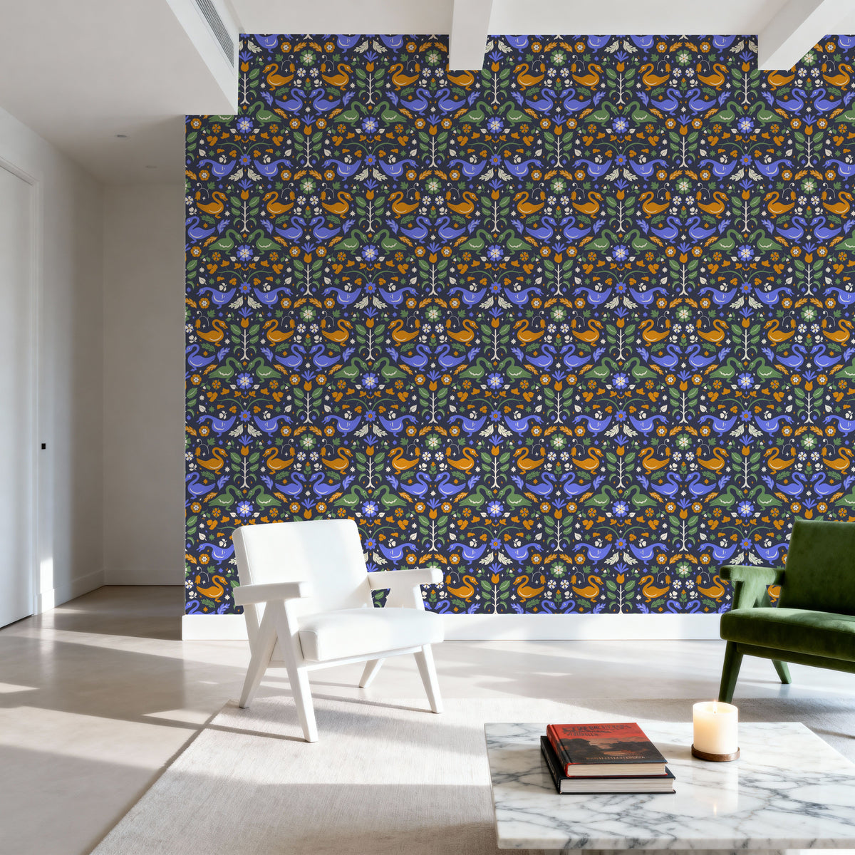 Ducklings Mural Wallpaper - room preview 06
