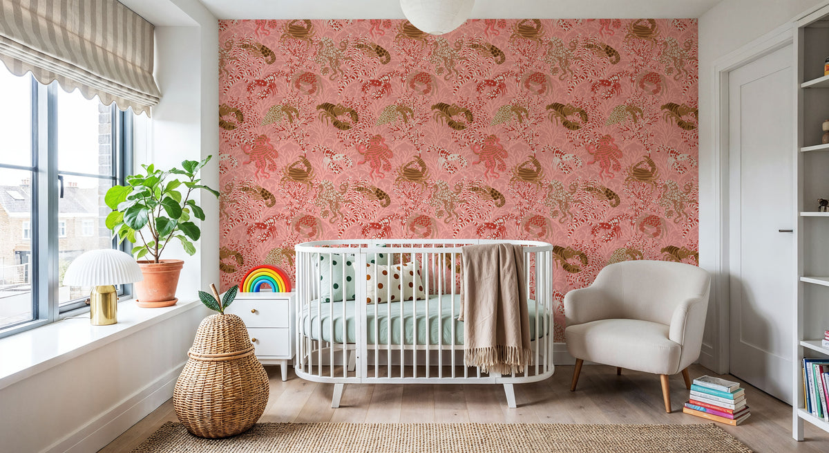 Vibrant Coral Reef, Coral Mural Wallpaper - room preview 06