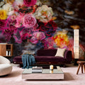 River of Roses Mural Wallpaper - room preview 06