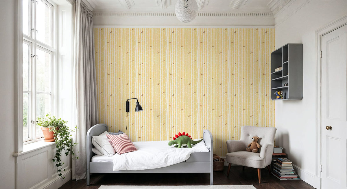 Forest View, Sunshine Mural Wallpaper - room preview 06