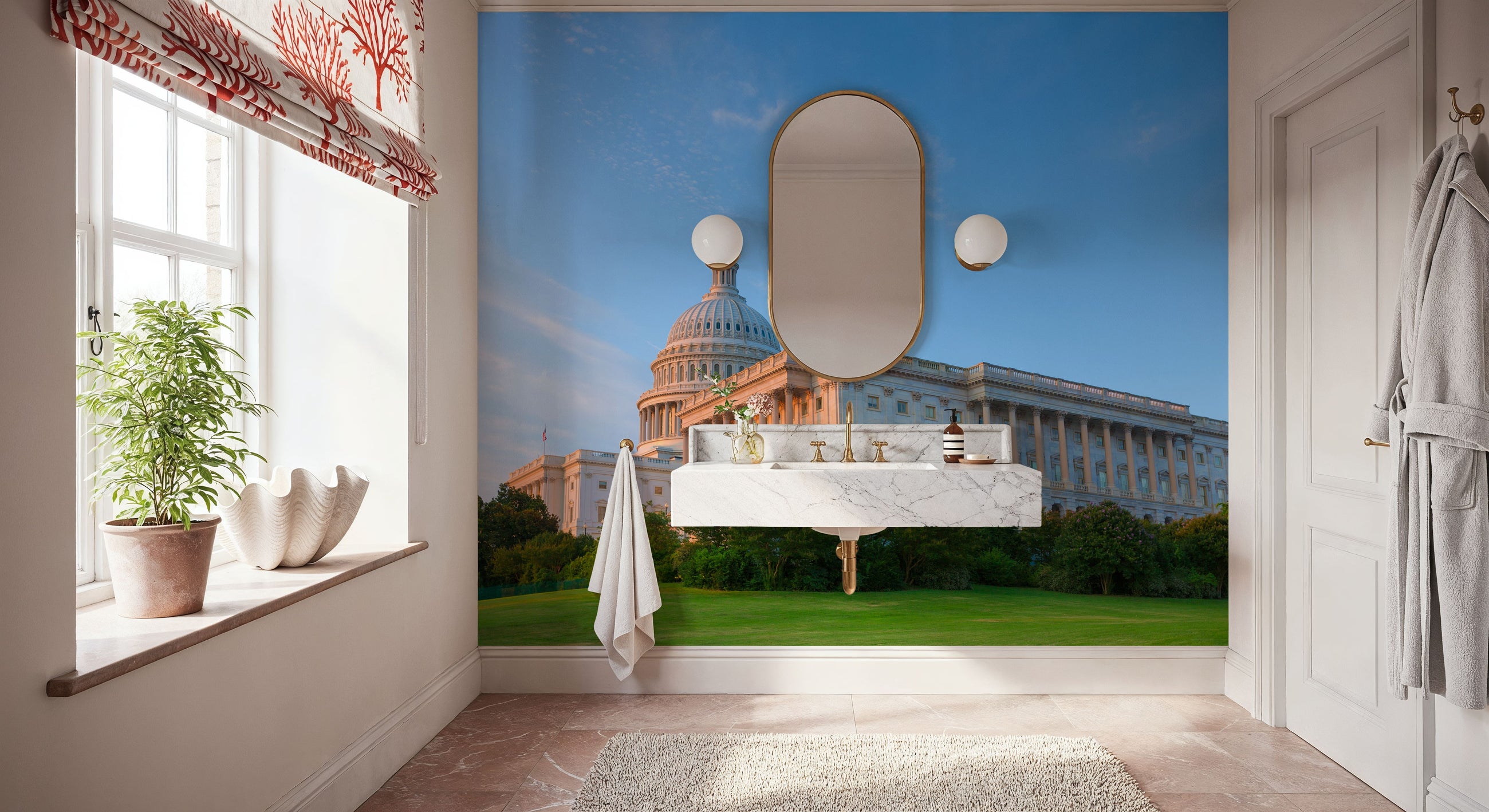 Capitol Building Washington DC Mural Wallpaper