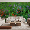 Yellowstone Wildflower Mural Wallpaper - room preview 06