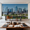Urban Riverside Mural Wallpaper - room preview 06