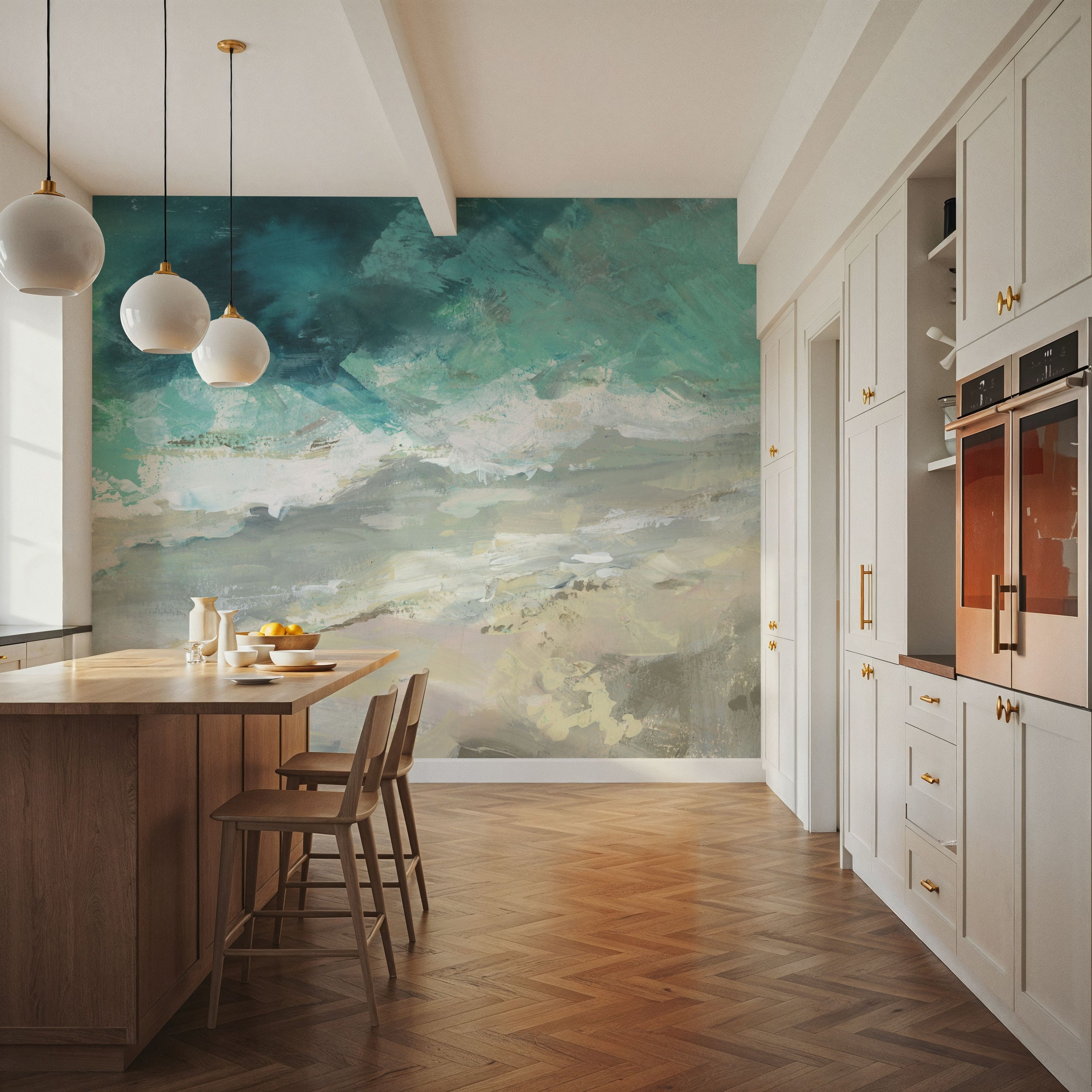 Aerial Sea View Mural Wallpaper