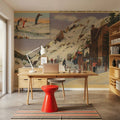 Salt Lake City Postcard Mural Wallpaper - room preview 06
