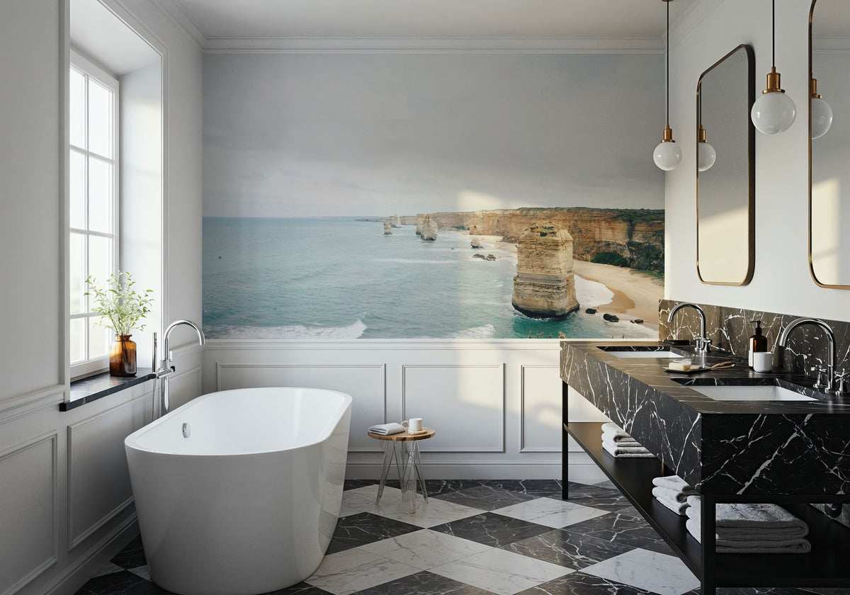Shoreline Mural Wallpaper - room preview 06