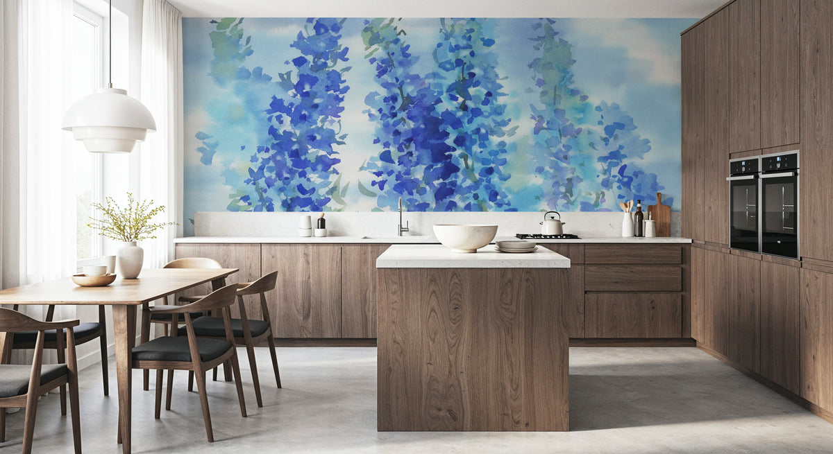 Ethereal Bloom Mural Wallpaper - room preview 06