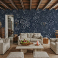 Hydrangea Heart Mural Wallpaper - room preview 06
