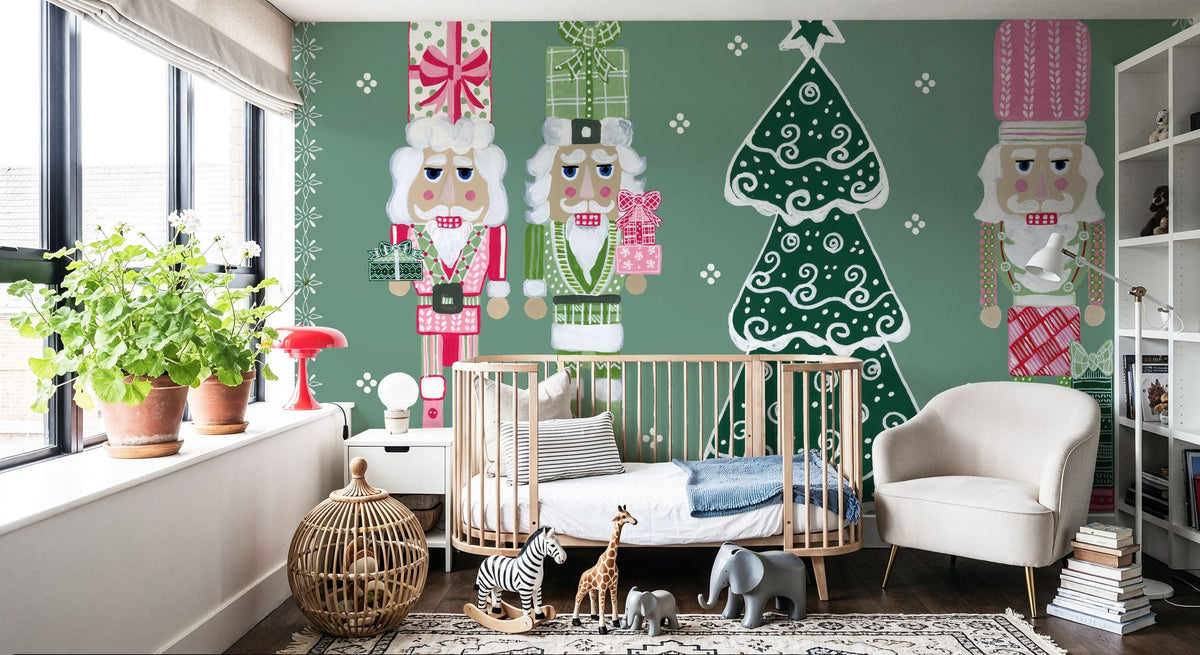 Dreamland Nutcrackers II Mural Wallpaper - room preview 06