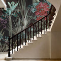 Field of Dreams Dark Red Mural Wallpaper - room preview 06