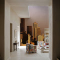 Golden Metropolis Dusk Mountain Mural Wallpaper - room preview 06