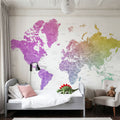 World Map - Leo Mural Wallpaper - room preview 06
