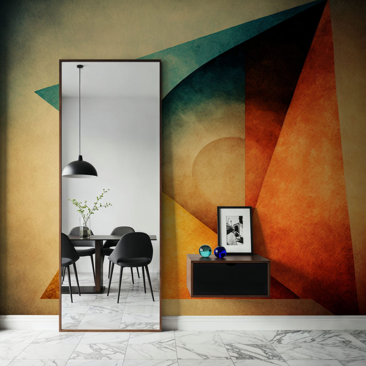Autumn Rain and Warmth Mural Wallpaper - room preview 06