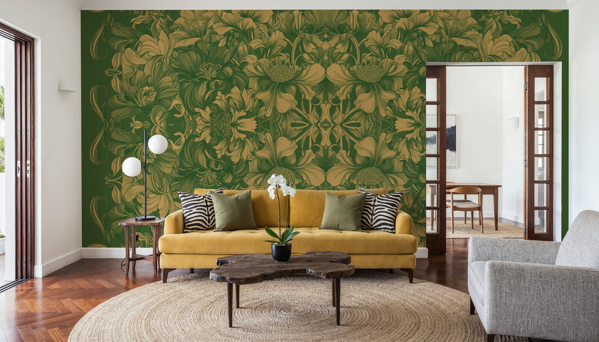 Scandi Flower Ceiling III Mural Wallpaper - room preview 06