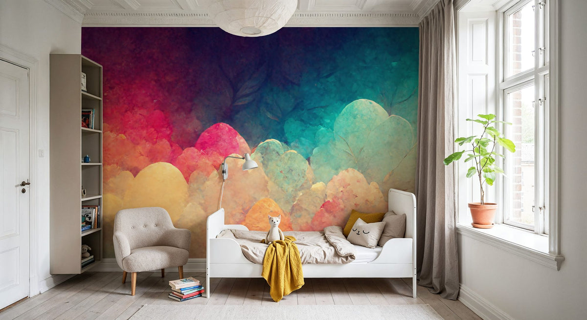 Fantasy Clouds Mural Wallpaper - room preview 06