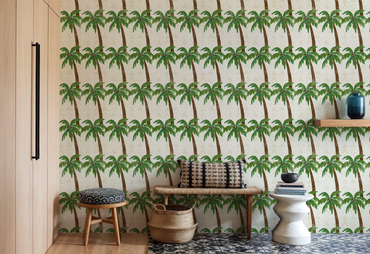 Palm Vibes Mural Wallpaper - room preview 06
