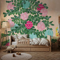 Happy Christmas Tree Mural Wallpaper - room preview 06