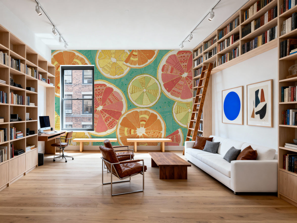 Citrus Splash XI Mural Wallpaper - room preview 06