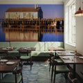 Harbor Reflection Mural Wallpaper - room preview 06