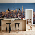 Midtown Manhattan Skyline Mural Wallpaper - room preview 06