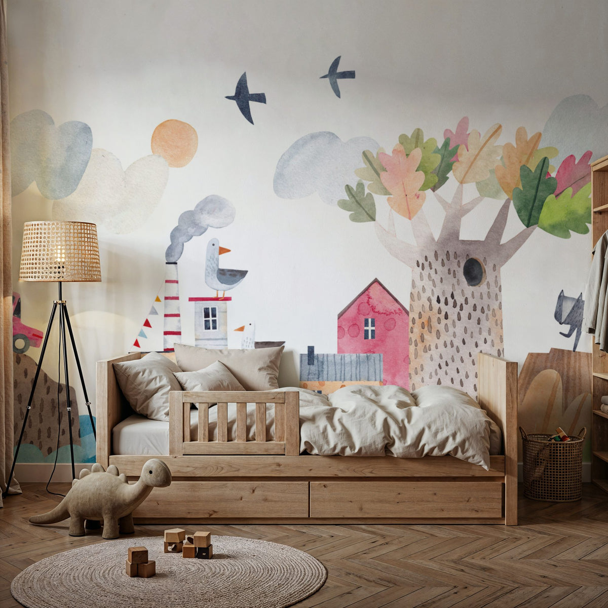 Ferry to the Island Mural Wallpaper - room preview 06