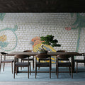 Mosaic Birds III Mural Wallpaper - room preview 06