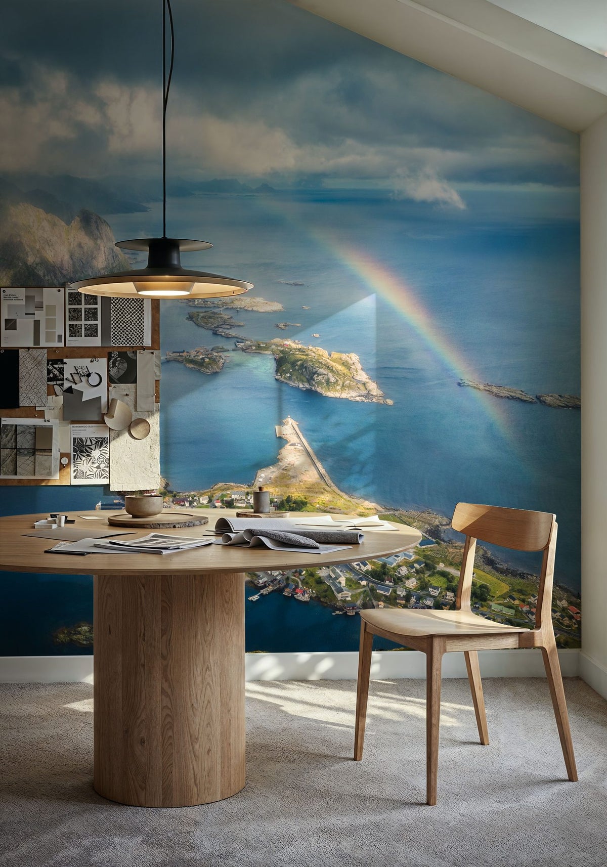 Lofoten Rainbow Mural Wallpaper - room preview 06