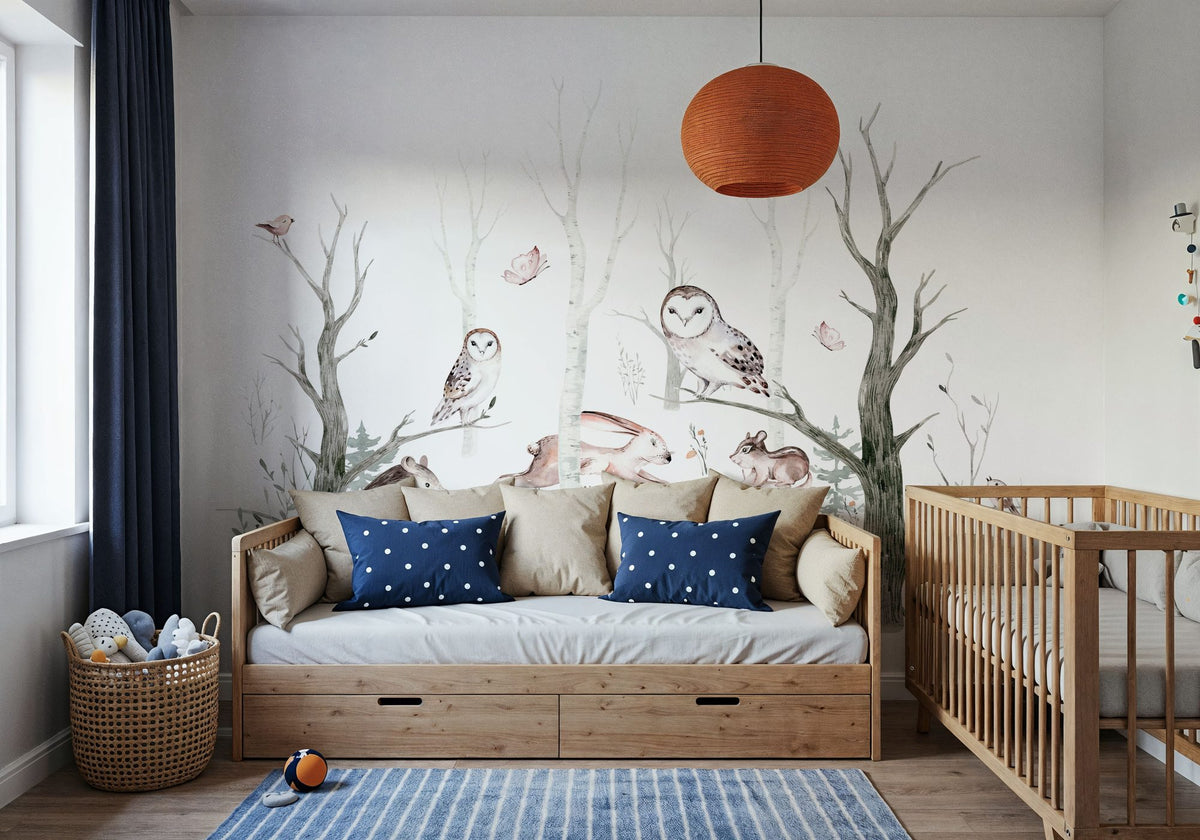 Woodland Crew Mural Wallpaper - room preview 06