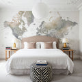 World Map Cities - Habiki Mural Wallpaper - room preview 06