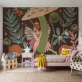 Floralscape Fairies III Dark Mural Wallpaper - room preview 06