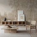 Forest Immersion Pale Beige Mural Wallpaper - room preview 06