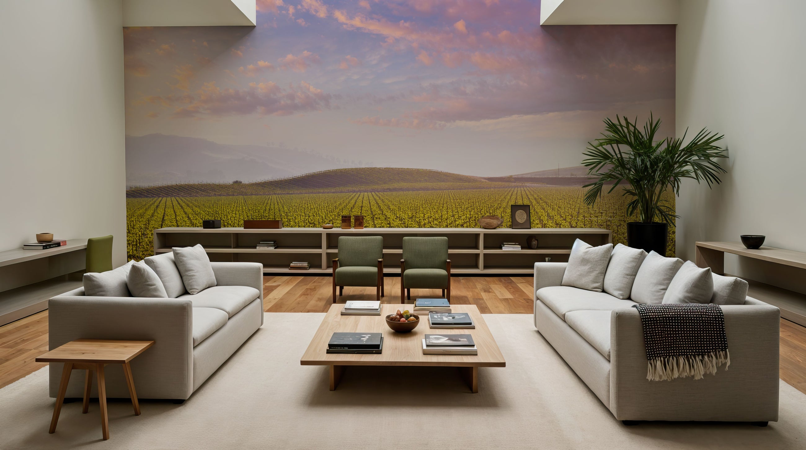 American Grapes Mural Wallpaper