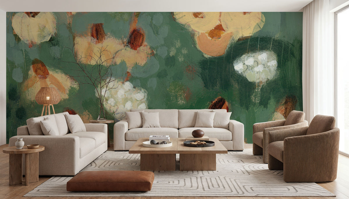 Wildflowers II Mural Wallpaper - room preview 06