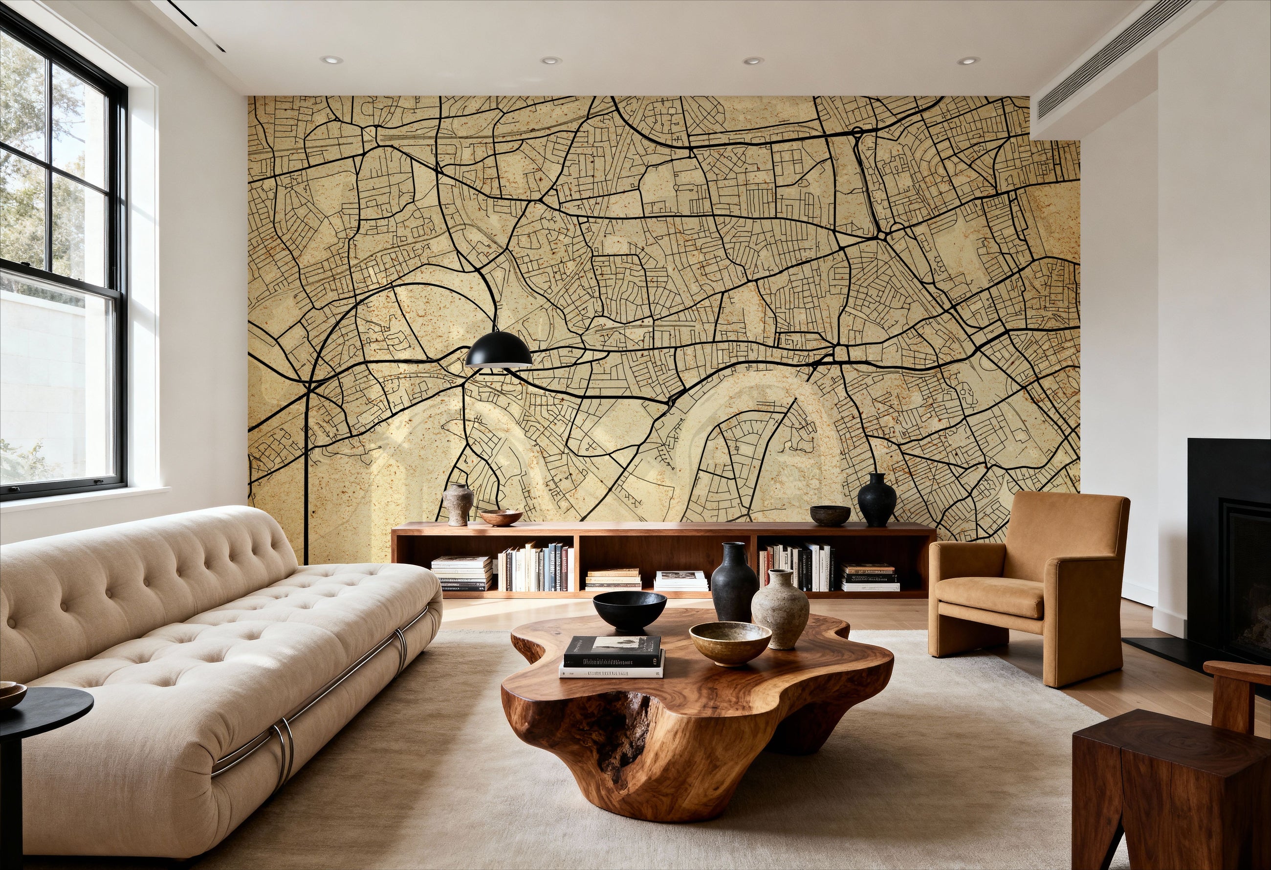 West London Vintage Mural Wallpaper