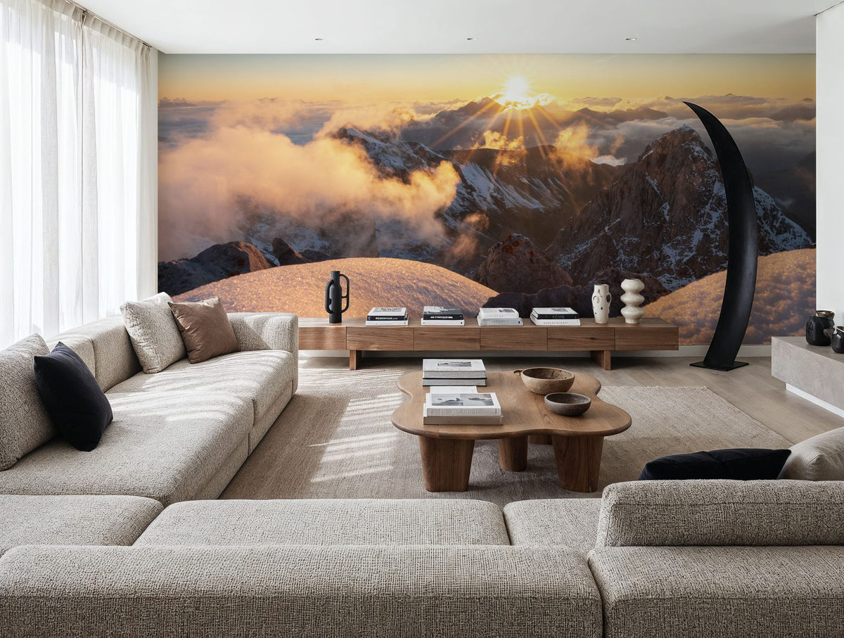 Valluga Sunset Mural Wallpaper - room preview 06