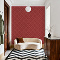 Harvest Slice Red Mural Wallpaper - room preview 06